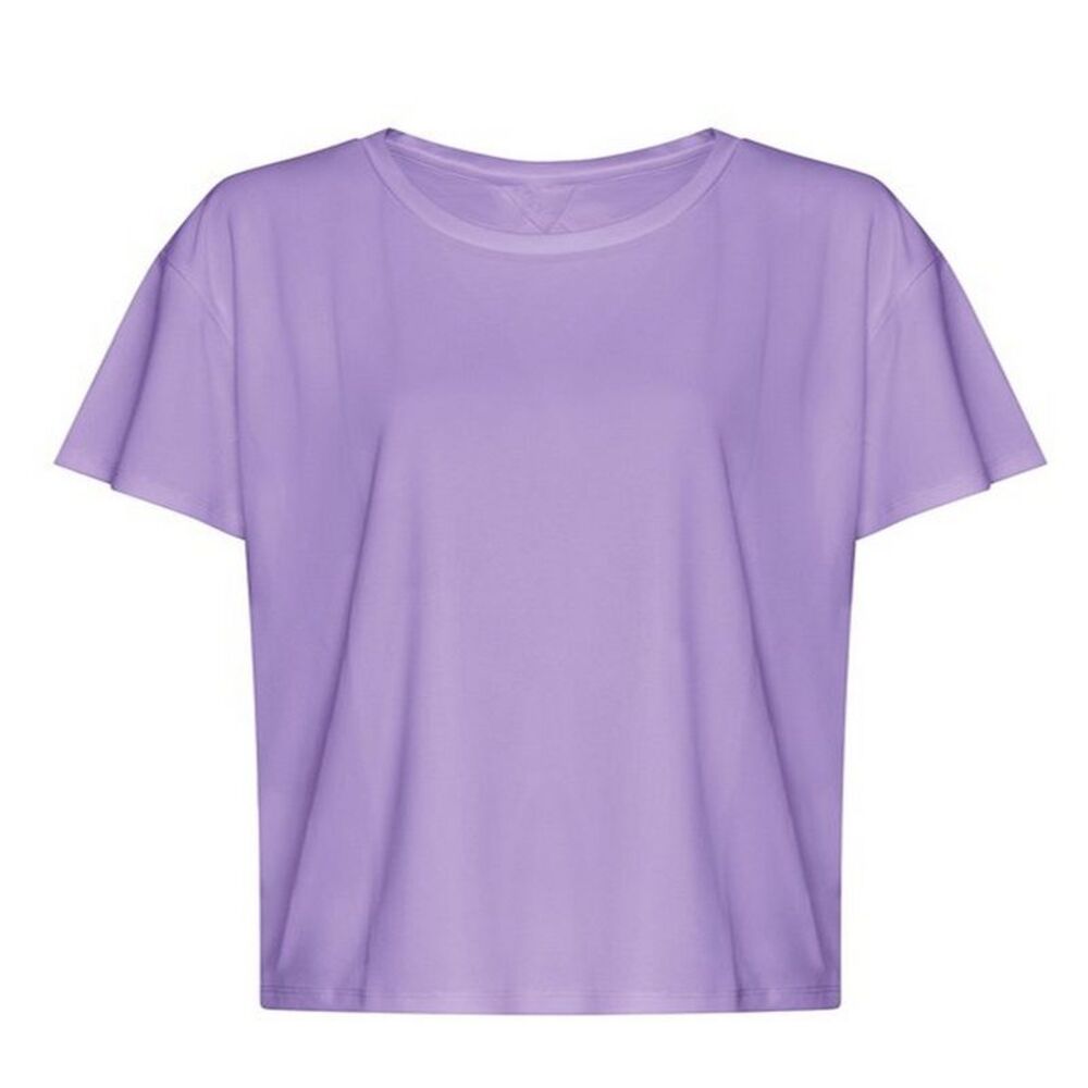 Awdis Womens/Ladies Open Back T-Shirt / Digital Lavender